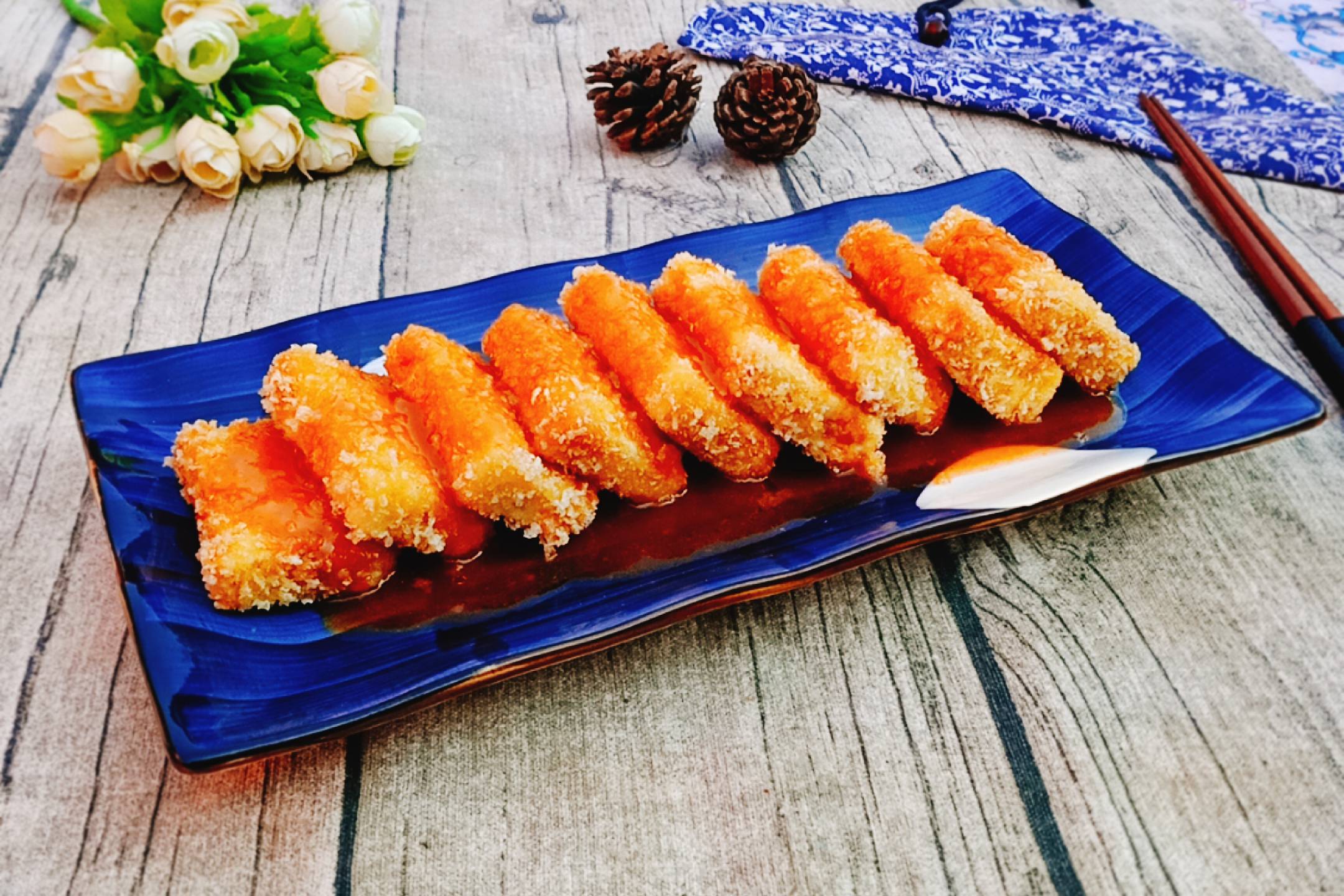 茄汁脆皮豆腐的做法-酸甜味炸菜譜-易網健康養生網 茄汁脆皮豆腐的做法-酸甜味炸菜譜