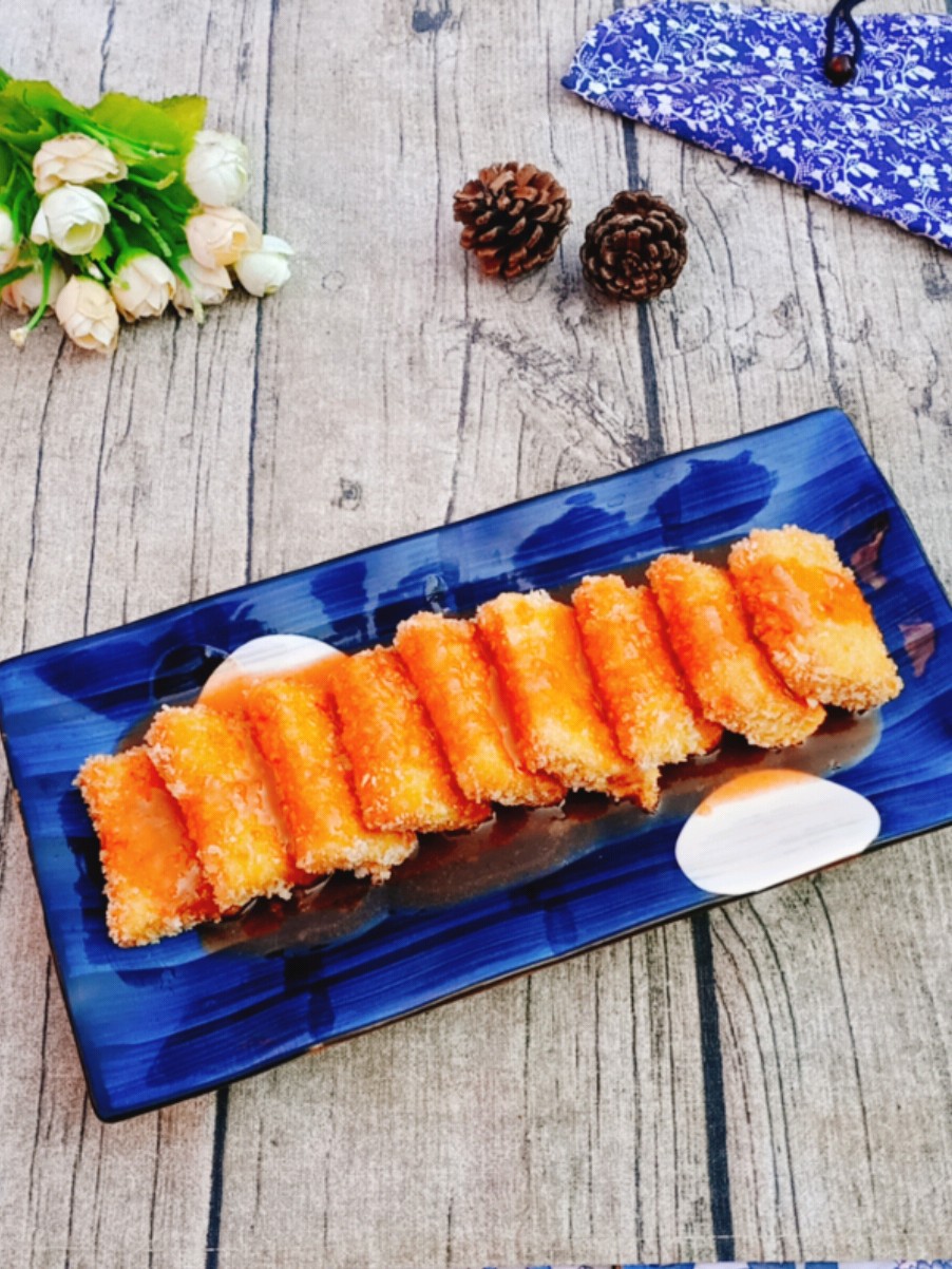 茄汁脆皮豆腐的做法-酸甜味炸菜譜