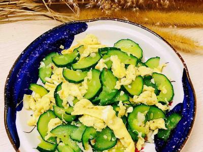 青瓜炒雞蛋的做法-家常味炒菜譜