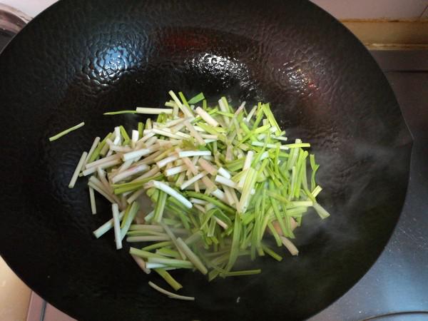 蒜黃炒貽貝蝦仁的做法-家常味炒菜譜