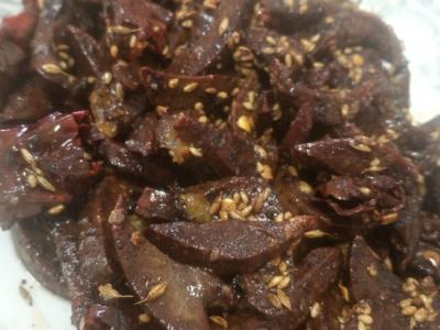 干煸豬腰的做法-香辣味干煸菜譜