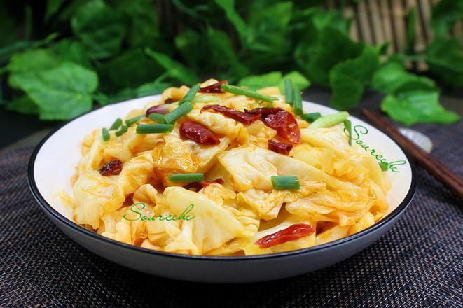 干鍋包菜的做法-麻辣味炒菜譜-易網健康養生網 干鍋包菜的做法-麻辣味炒菜譜