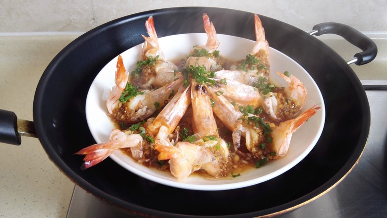 粉絲蒸大蝦的做法-咸鮮味蒸菜譜-易網健康養生網 粉絲蒸大蝦的做法-咸鮮味蒸菜譜