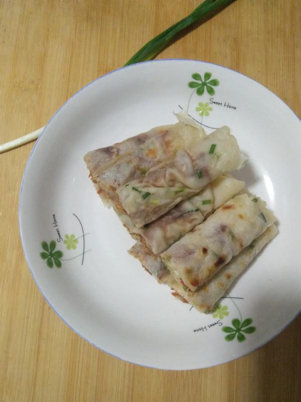 香辣醬肉松卷餅的做法-咸鮮味煎菜譜