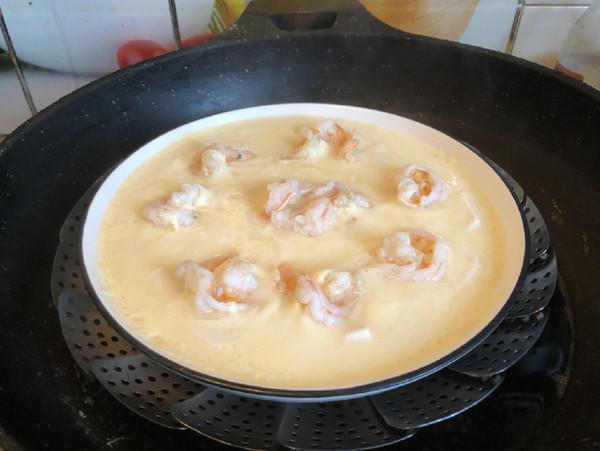 蝦仁豆腐燉蛋的做法-咸鮮味蒸菜譜