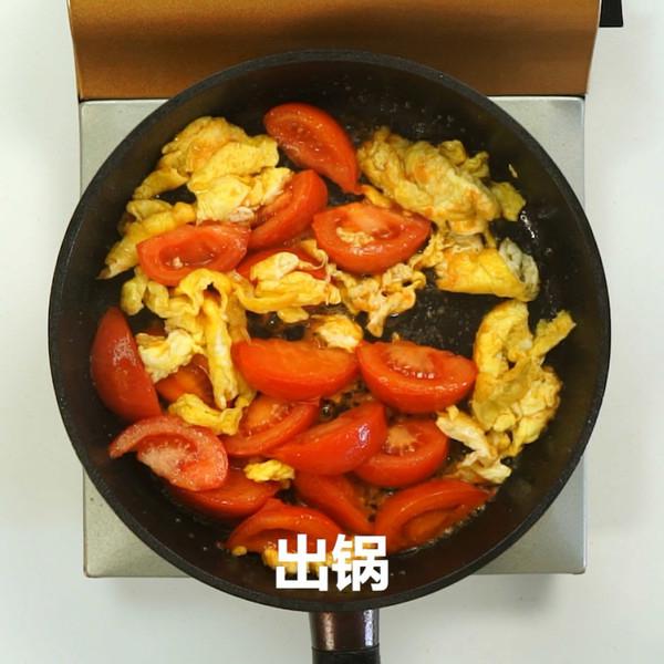 西紅柿(番茄)炒雞蛋 一人份的做法-家常味炒菜譜