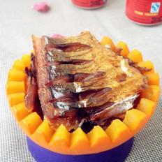 洞庭魚(yú)蒸南瓜的做法-咸鮮味蒸菜譜