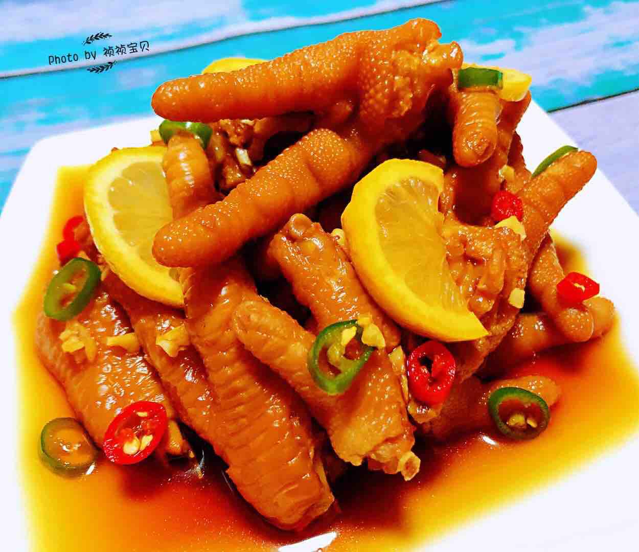 網(wǎng)紅檸檬鳳爪的做法-酸辣味煮菜譜