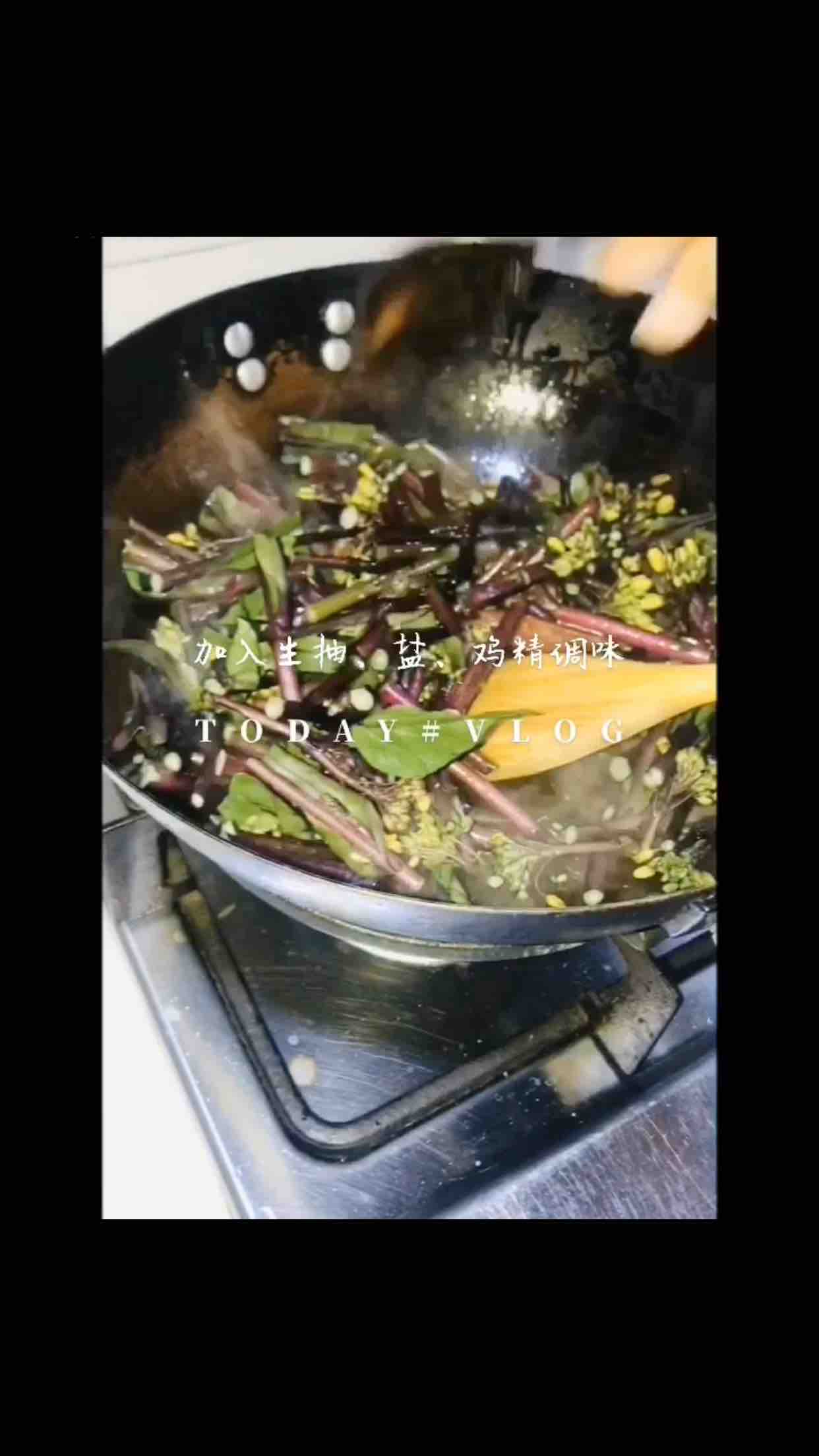 香炒紅菜薹的做法-咸鮮味炒菜譜-易網健康養生網 香炒紅菜薹的做法-咸鮮味炒菜譜