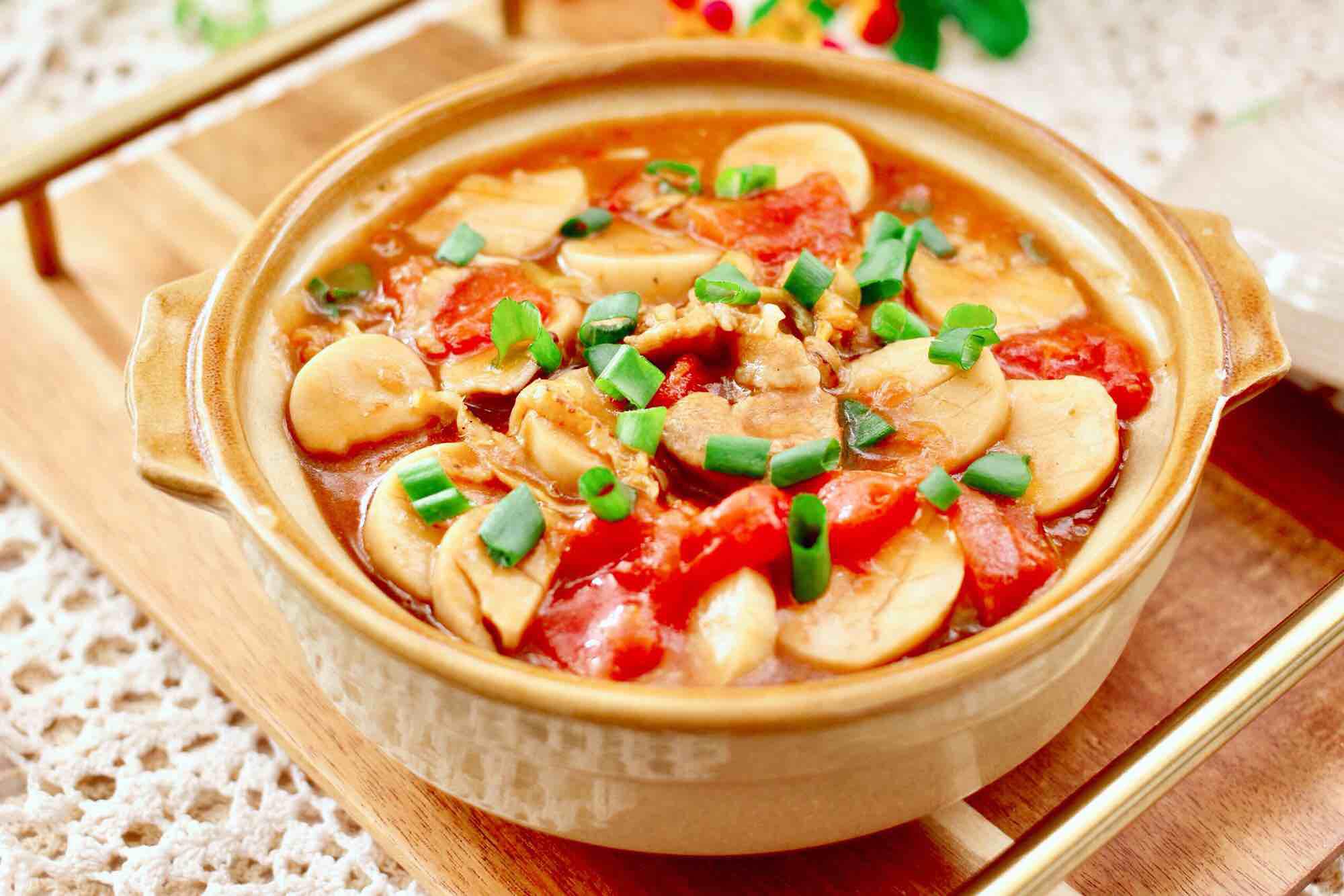 杏鮑菇扇貝花肉煲的做法-家常味燉菜譜-易網(wǎng)健康養(yǎng)生網(wǎng) 杏鮑菇扇貝花肉煲的做法-家常味燉菜譜