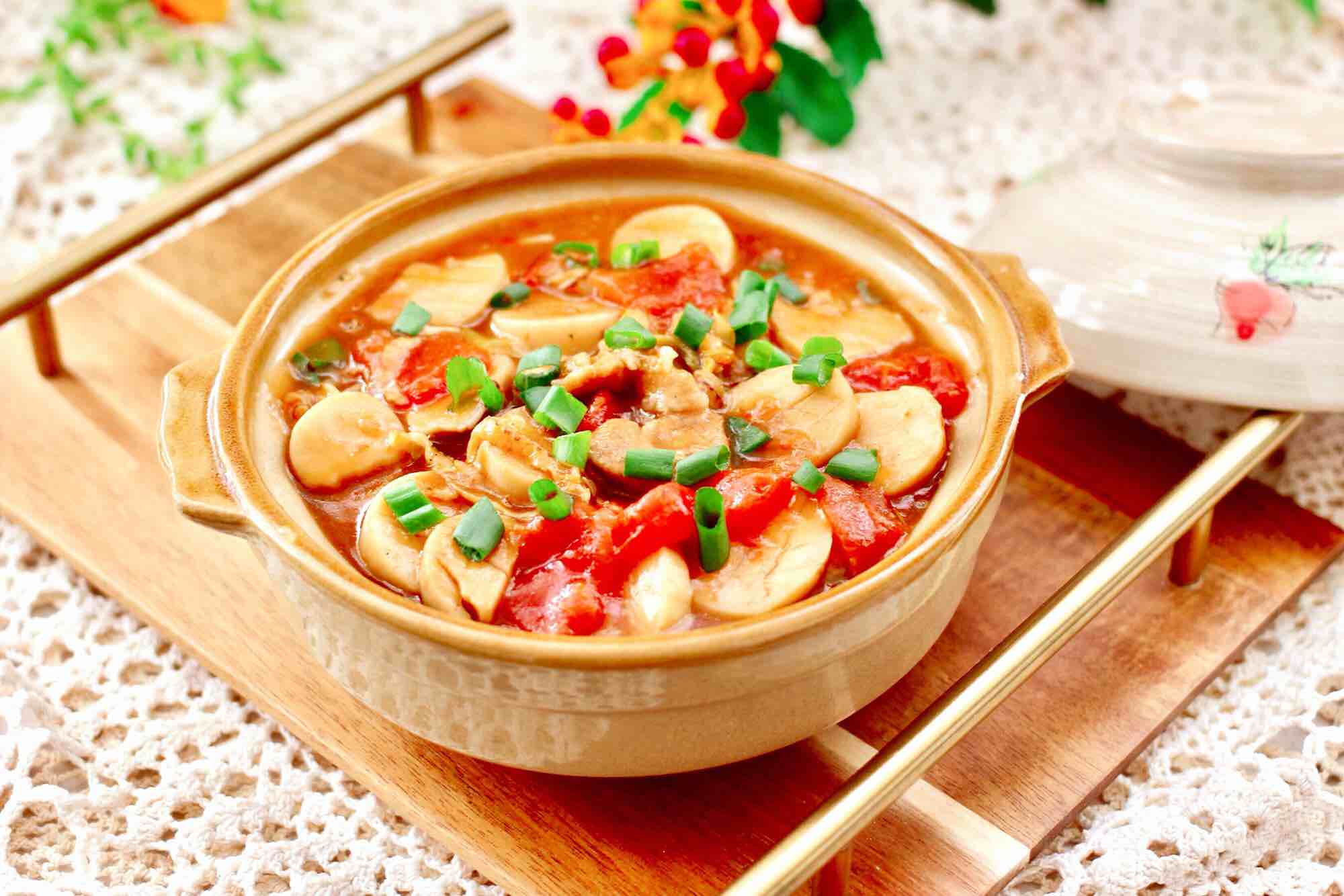 杏鮑菇扇貝花肉煲的做法-家常味燉菜譜-易網(wǎng)健康養(yǎng)生網(wǎng) 杏鮑菇扇貝花肉煲的做法-家常味燉菜譜