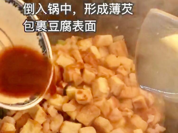 蝦仁豆腐的做法-咸鮮味炒菜譜