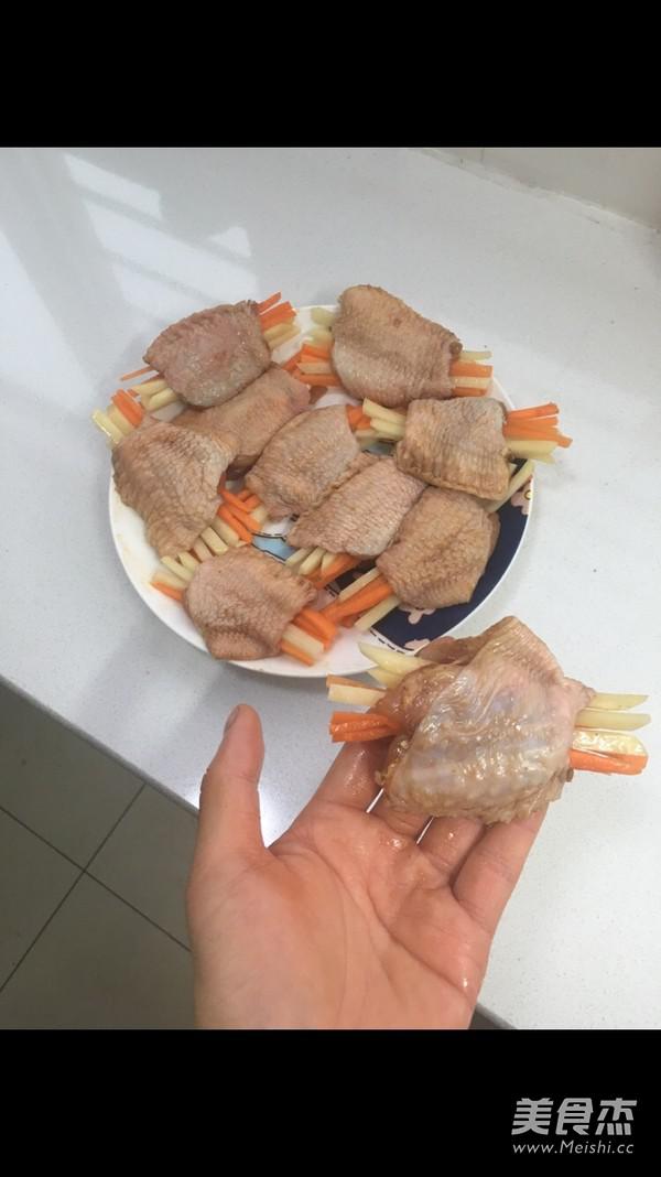 時蔬釀雞翅的做法-咸鮮味煎菜譜