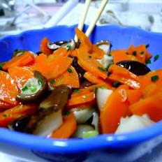 蔥油拌香菇的做法-蔥香味拌菜譜