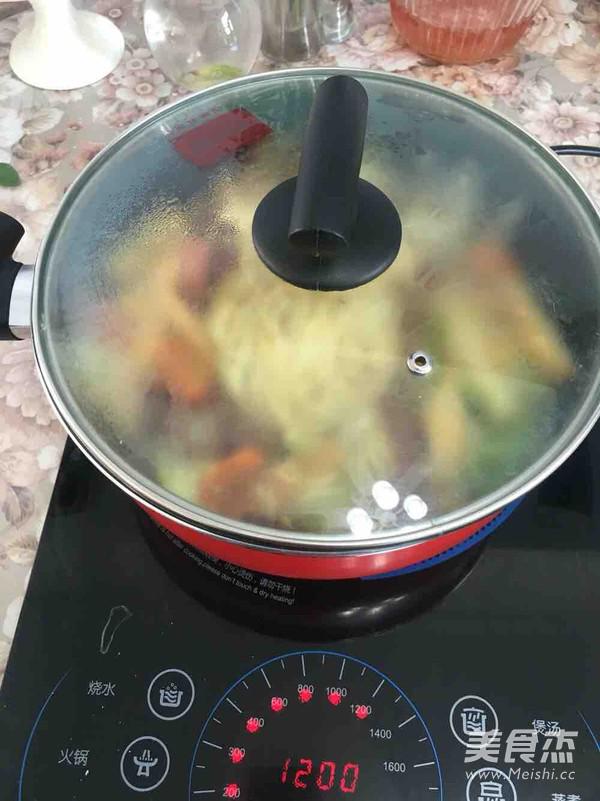 韓國年糕芝士火鍋的做法-咖喱味燉菜譜