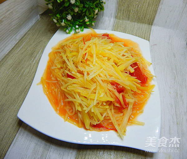 西紅柿炒土豆絲的做法-家常味炒菜譜-易網健康養生網 西紅柿炒土豆絲的做法-家常味炒菜譜