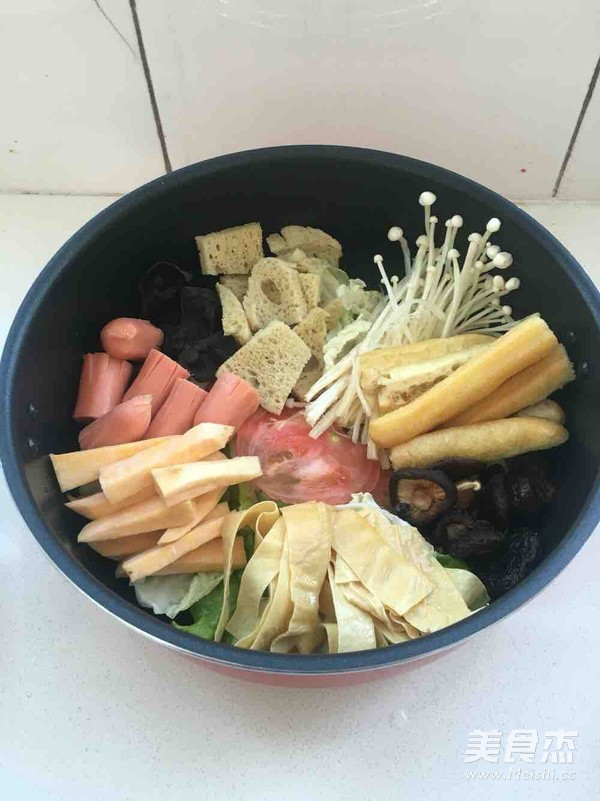 韓國年糕芝士火鍋的做法-咖喱味燉菜譜