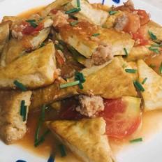 番茄炒凍豆腐的做法-咸鮮味煎菜譜