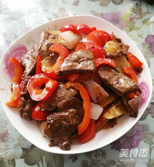 紅椒炒豬肝的做法-家常味炒菜譜-易網健康養生網 紅椒炒豬肝的做法-家常味炒菜譜