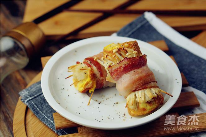 雞蛋培根卷的做法-黑椒味烤菜譜-易網健康養生網 雞蛋培根卷的做法-黑椒味烤菜譜