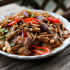 筍干炒回鍋肉的做法-家常味炒菜譜
