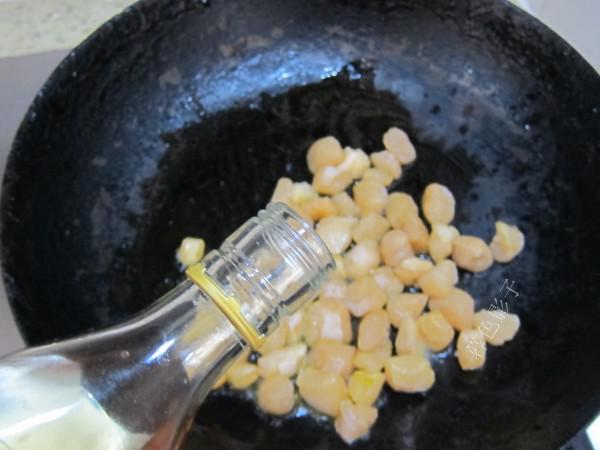 油菜炒扇貝柱的做法-咸鮮味炒菜譜