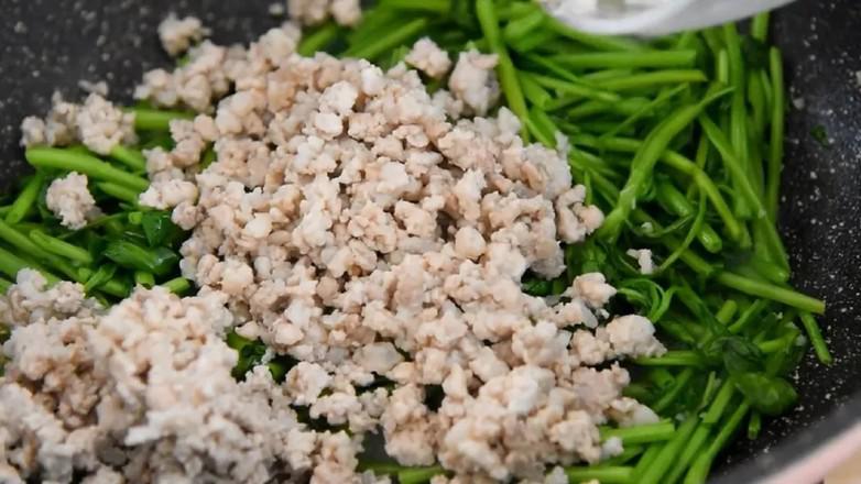 肉末空心菜 空心菜 家常菜 快手菜的做法-家常味炒菜譜-易網健康養生網 肉末空心菜 空心菜 家常菜 快手菜的做法-家常味炒菜譜