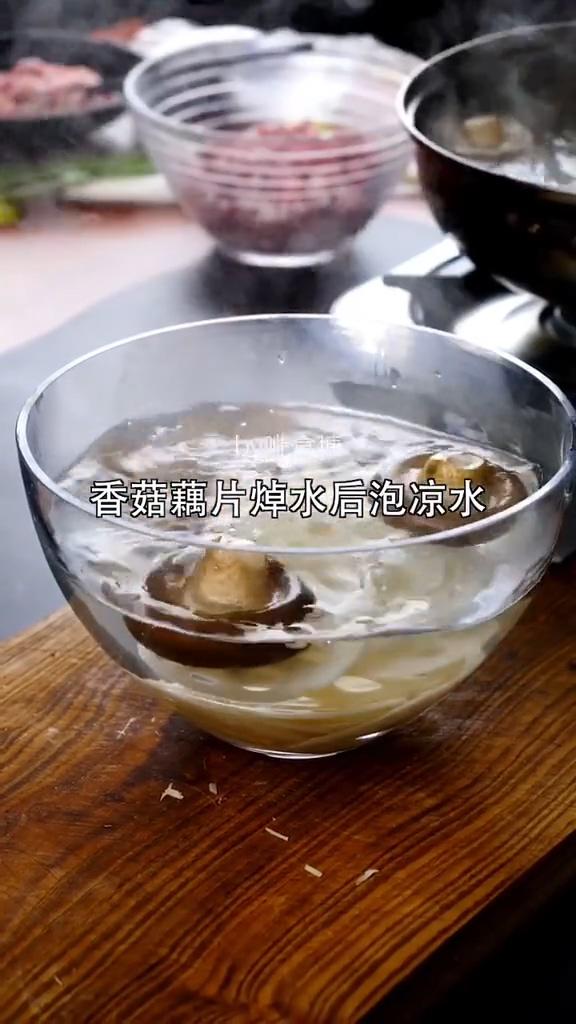 藕夾肉的做法-咸鮮味蒸菜譜