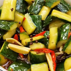 熗拌黃瓜的做法-咸鮮味拌菜譜