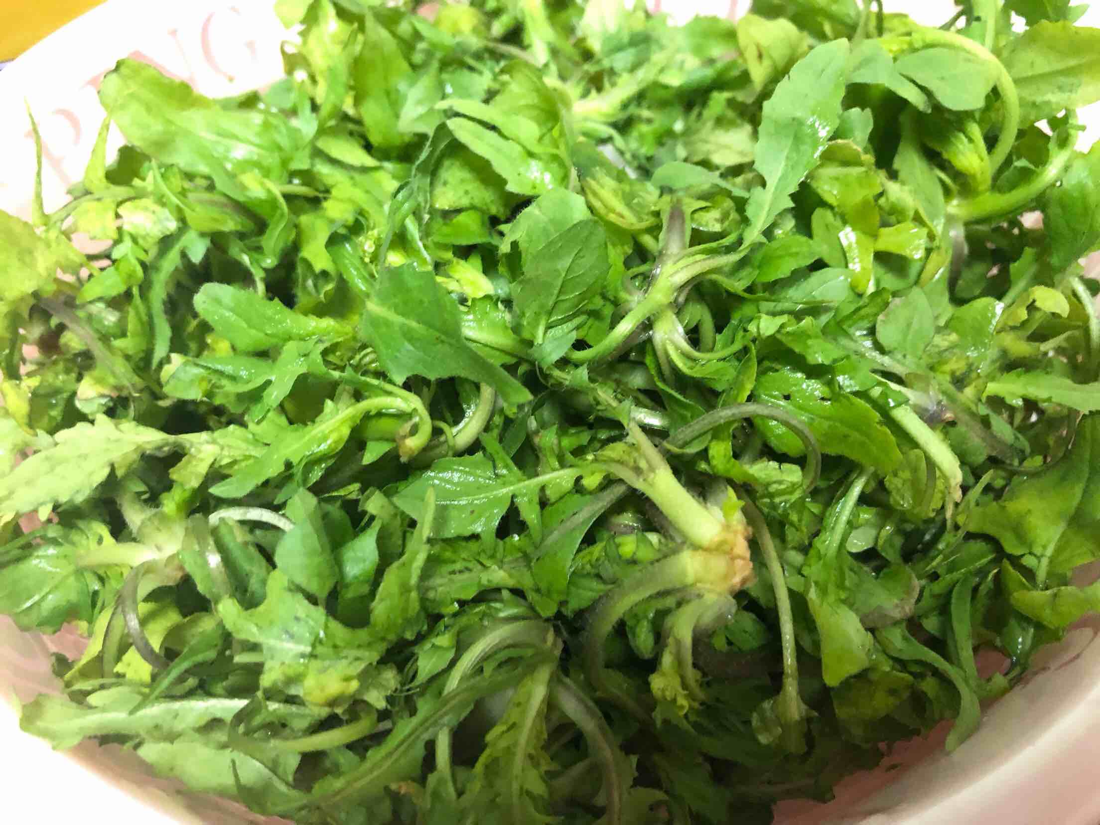 咸肉絲炒薺菜的做法-咸鮮味炒菜譜