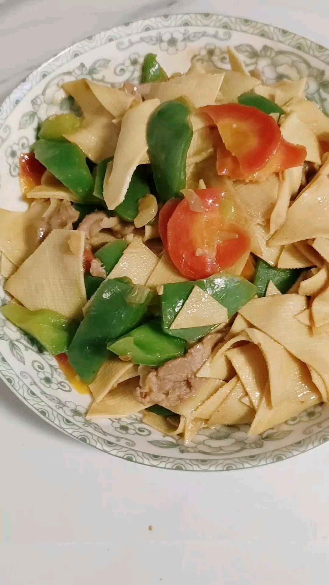 肉炒干豆腐的做法-咸鮮味炒菜譜