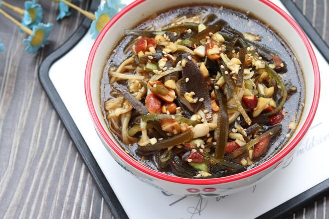 金針菇拌海帶絲的做法-咸鮮味拌菜譜-易網健康養生網 金針菇拌海帶絲的做法-咸鮮味拌菜譜