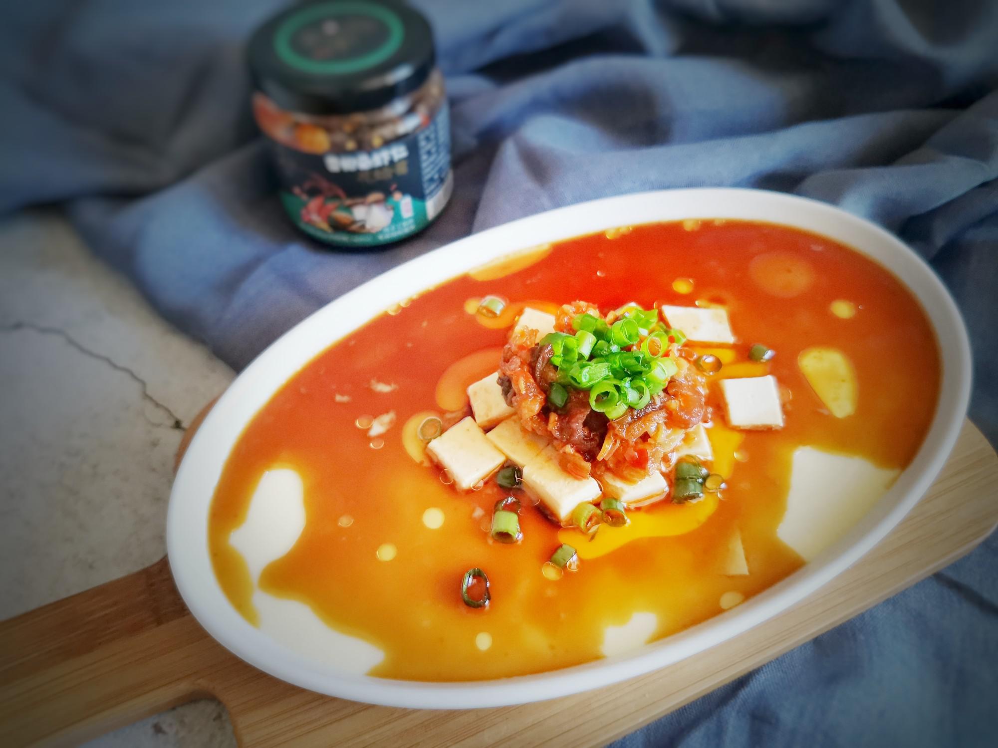 嫩豆腐與雞蛋的完美碰撞的做法-咸鮮味蒸菜譜-易網(wǎng)健康養(yǎng)生網(wǎng) 嫩豆腐與雞蛋的完美碰撞的做法-咸鮮味蒸菜譜