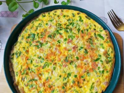 青椒肉末煎雞蛋的做法-咸鮮味煎菜譜