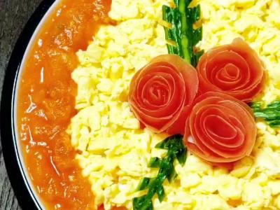 番茄炒蛋的做法-酸甜味炒菜譜