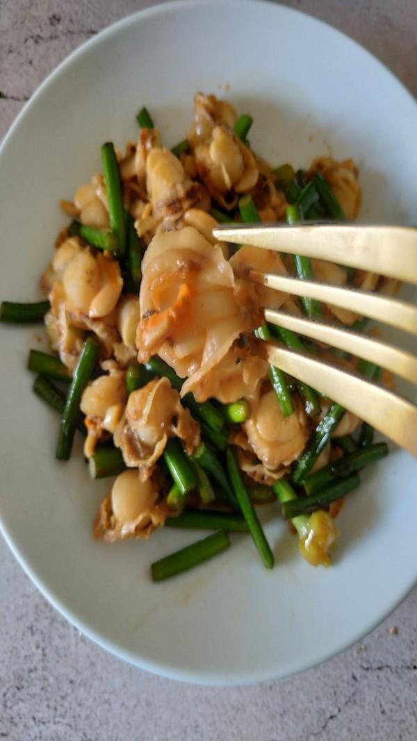 蒜薹炒扇貝的做法-蒜香味炒菜譜