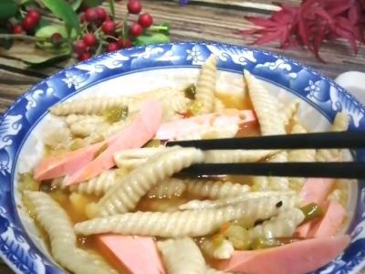 莜面魚魚的做法-酸味蒸菜譜