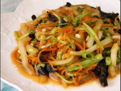 素菜小炒的做法-家常味炒菜譜