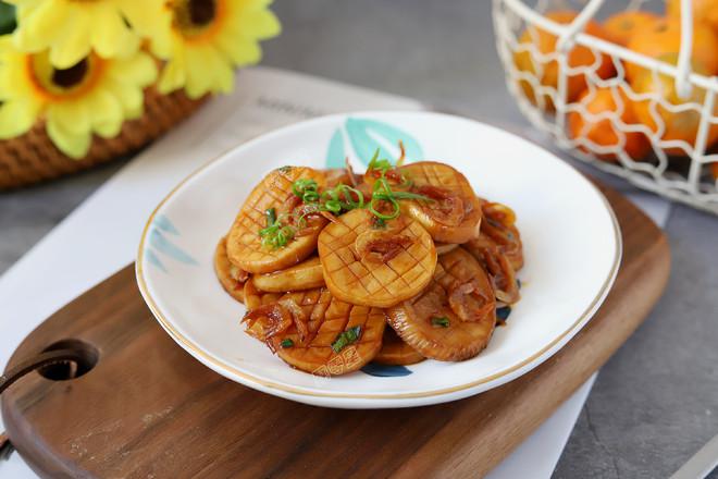 醬汁蝦皮杏鮑菇的做法-家常味燒菜譜