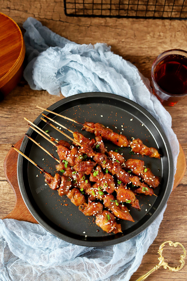 蜜汁雞肉串的做法-家常味烤菜譜