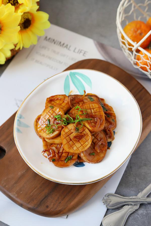 醬汁蝦皮杏鮑菇的做法-家常味燒菜譜