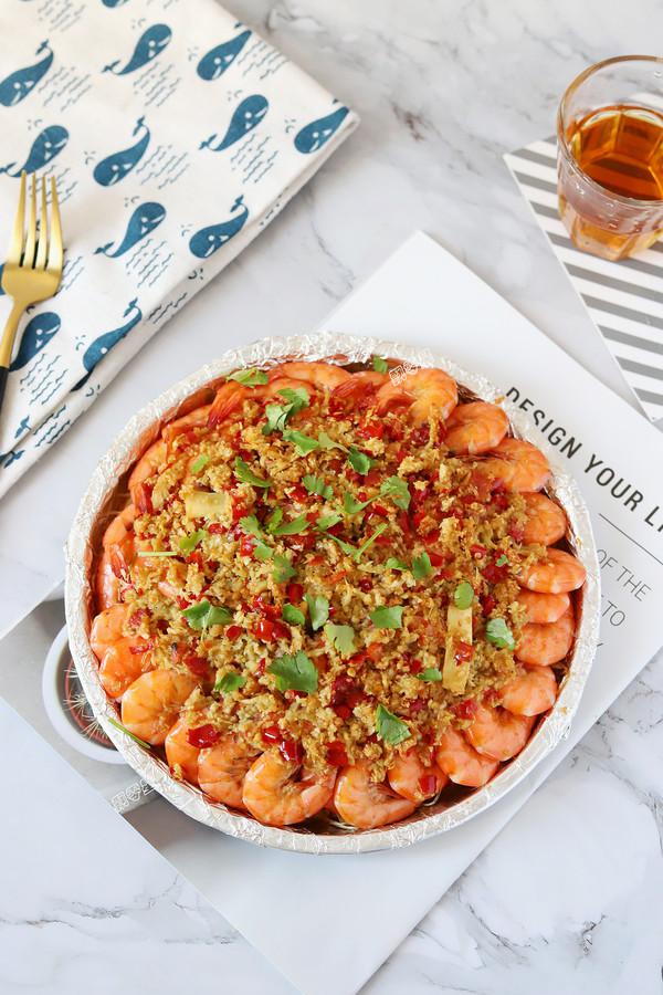 蒜蓉粉絲烤蝦的做法-蒜香味烤菜譜