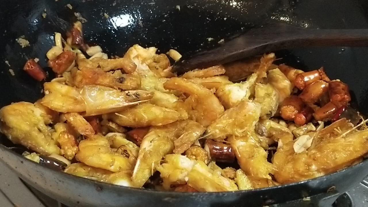 香辣蝦的做法-香辣味炸菜譜-易網健康養生網 香辣蝦的做法-香辣味炸菜譜