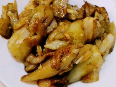 煎茄子的做法-家常味煎菜譜