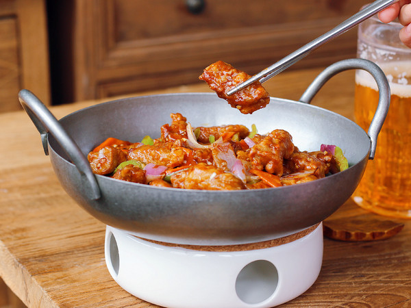 焦溜肉段的做法-家常味炒菜譜