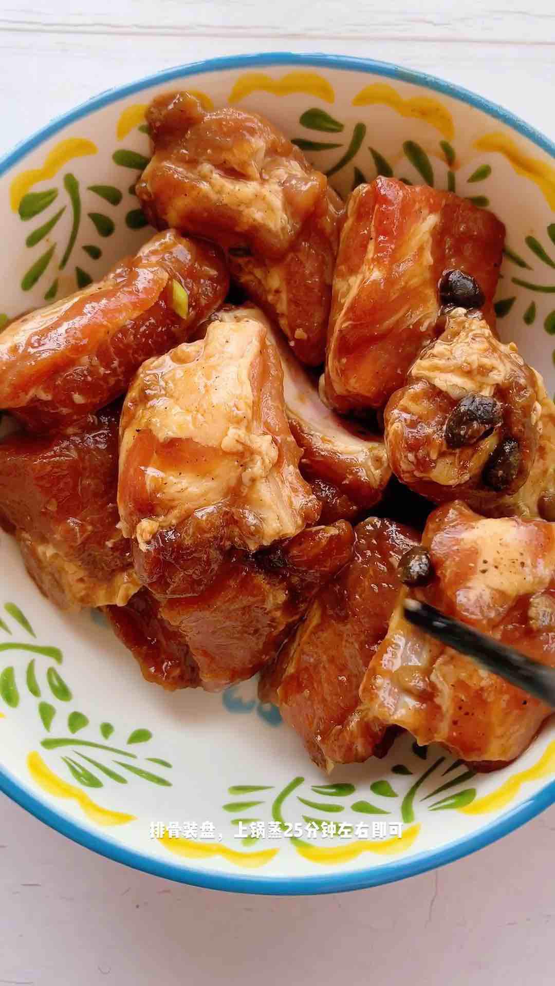 簡單快手的豆豉蒸排骨的做法-咸鮮味蒸菜譜