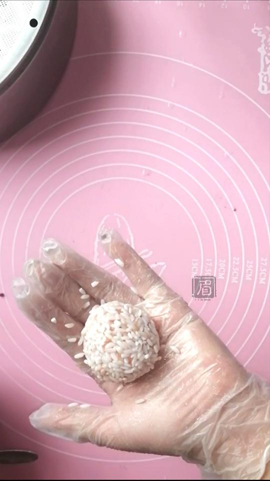 包心米丸子的做法-咸鮮味蒸菜譜-易網健康養生網 包心米丸子的做法-咸鮮味蒸菜譜