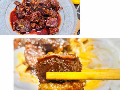 大口吃肉,選紅燒牛腩。的做法-家常味燉菜譜