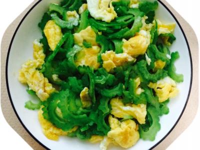 苦瓜炒蛋的做法-咸鮮味炒菜譜