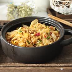 粉絲肉末包菜的做法-家常味炒菜譜